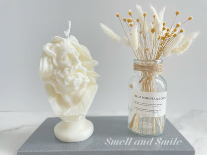 David/Marseille Statue Candle