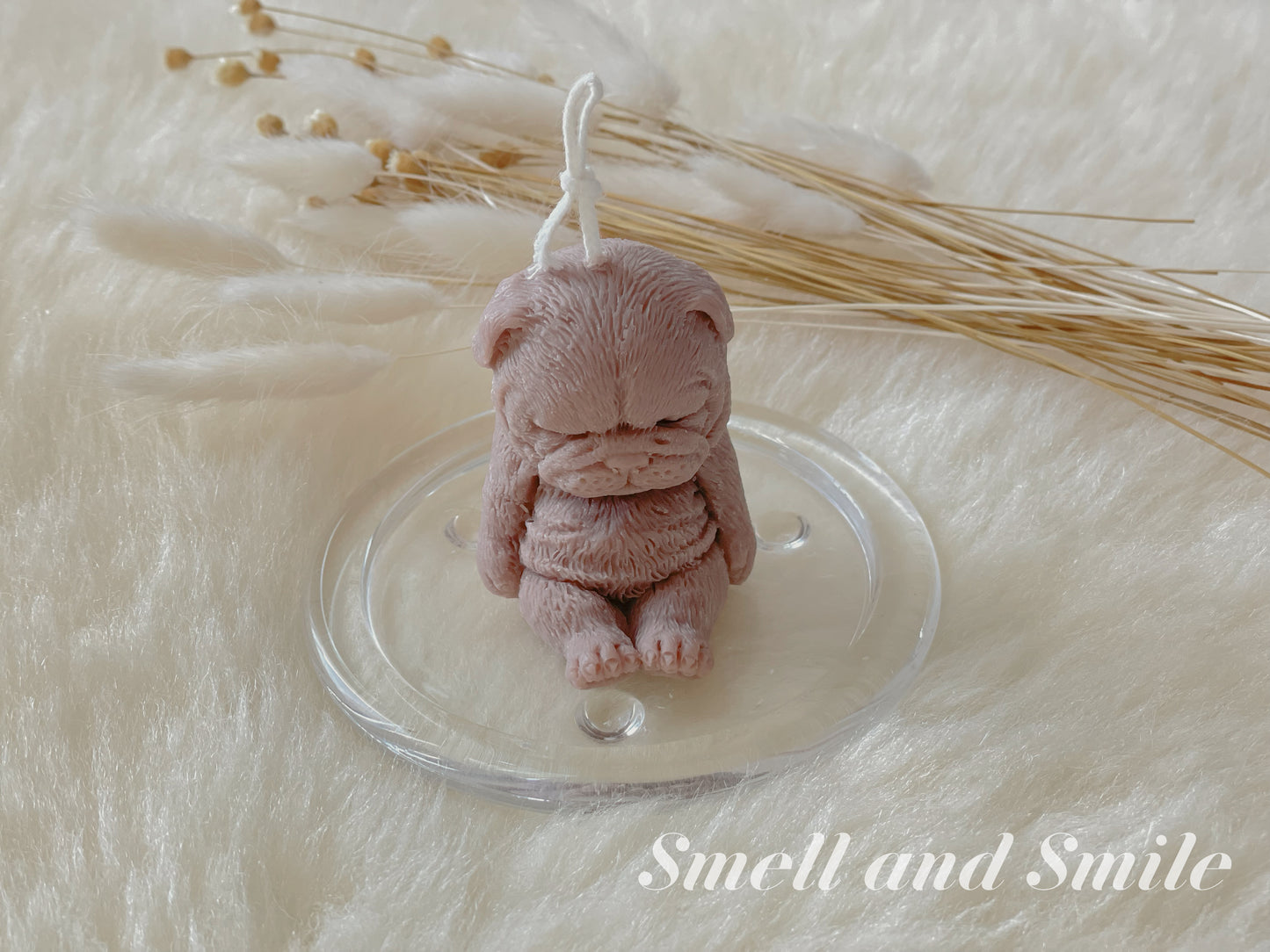 Sleepy Puppy Candle （French Bulldog/Golden Retriever）
