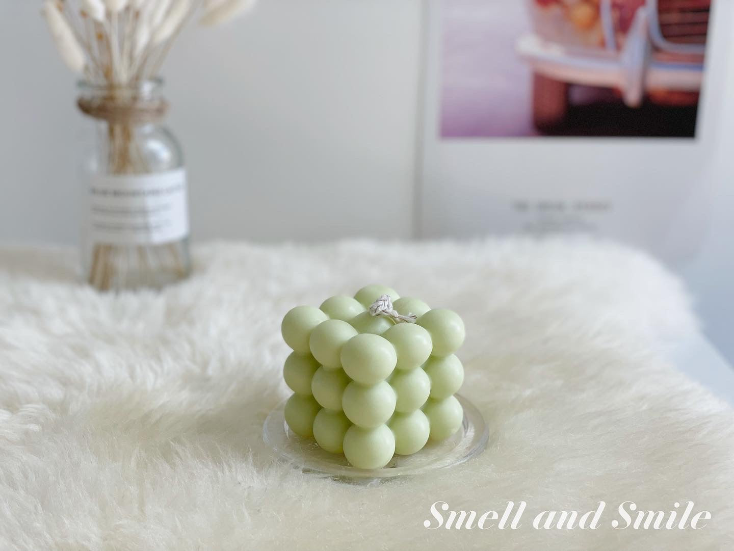 Big Bubble Cube Candle